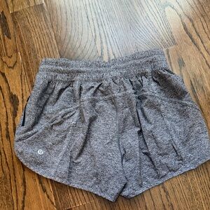 lululemon athletica Women's Heathered Gray Athletic Shorts